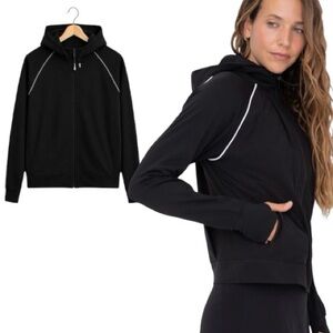 Danskin Now Black Activewear Hoodie